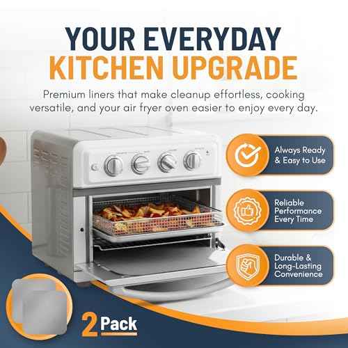 Toaster Oven Liners for Bottom of Oven (2 Count)