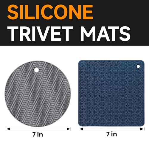 Silicone Trivets for Hot Dishes (4 Count)