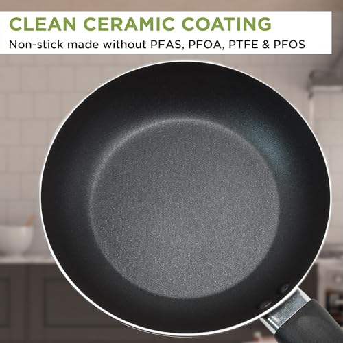Easy Clean Ceramic Nonstick Cookware Set