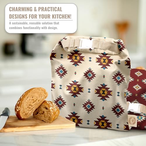 Reusable Bread Bag Set for Home Bakers (2 Count)