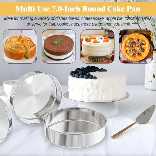 7 Inch Round Cake Pans (3 Count)