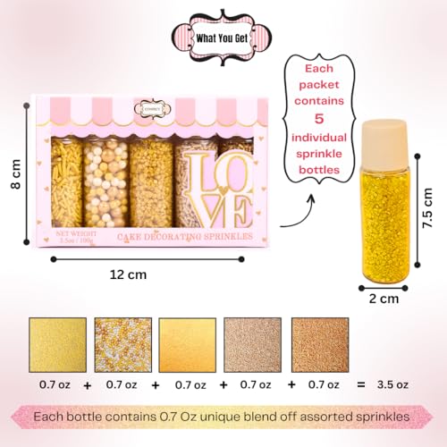 Fusion Mashup Sprinkles FM Multipack 31 100 GMS for Cake Cupcake Décor (5 Ounce)
