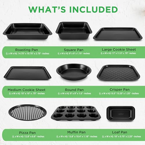 10 Piece Nonstick Bakeware Set