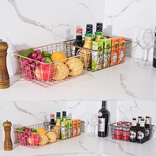 Wire Kitchen Storage Basket 4 Packs