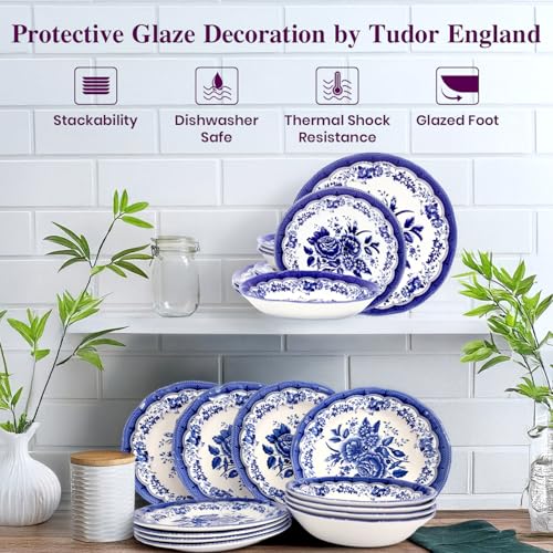 12 Piece Porcelain Dinnerware Set for 4