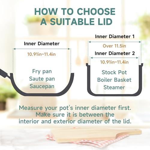 11 In Glass Lid for Frying Pan