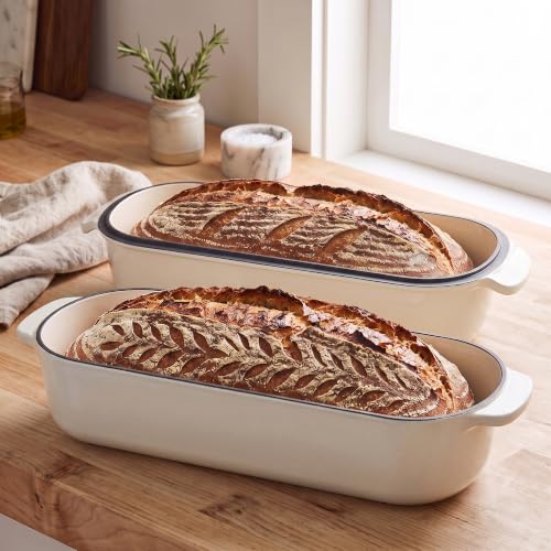 Enameled Cast Iron Loaf Pan with Lid