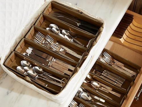 Flatware Storage Case with Removable Trays