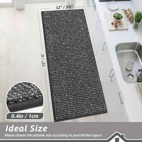 Kitchen Runner Rugs 32"x72" (20.8333 Sq Ft)