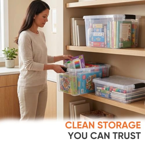 Storage Bins with Lids