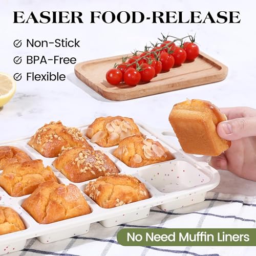 Mini Individual Square Brownie Pan with Dividers (2 Count)