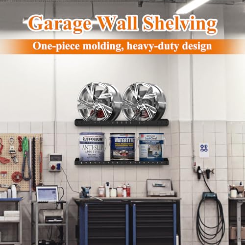 12 x 24 Inch Garage Wall Shelves (2 Count)