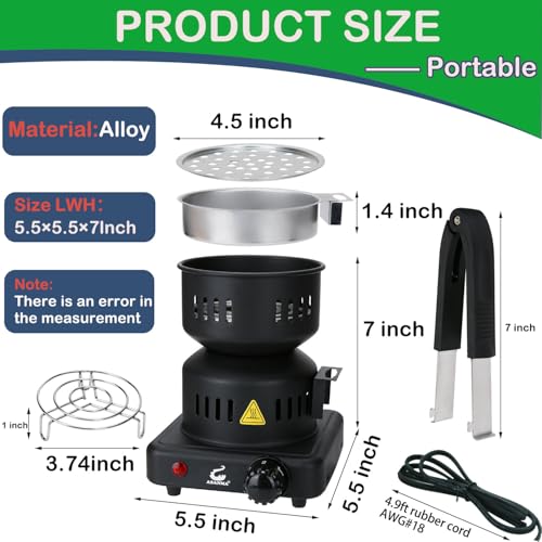 600W Coal Burner (3 Count)