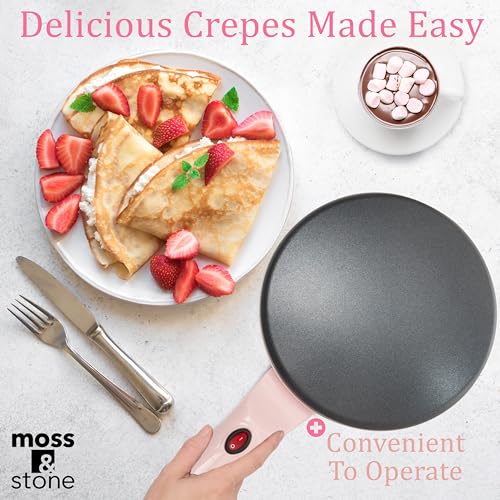 Pink Electric Crepe Maker