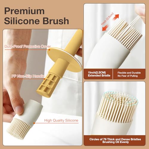 Oil Dispenser with Brush for Kitchen