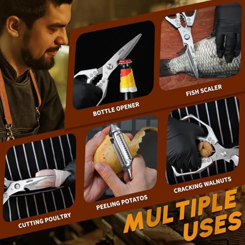 Kitchen Scissors and Vegetable Peelers Set (2 Count)