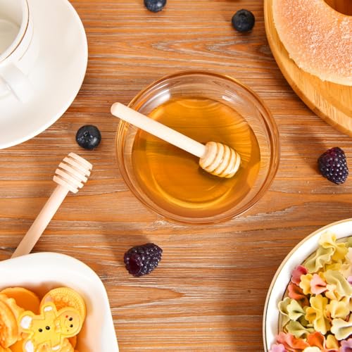 200 PCS Wooden Honey Dipper Sticks (200 Count)