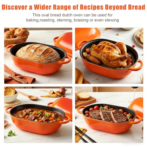 2.5 QT Enameled Cast Iron Sourdough Bread Oven