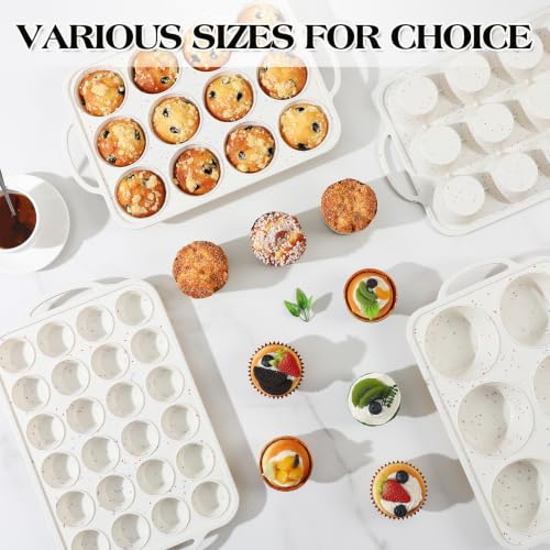 Mini Muffin Pan with Metal Reinforced Frame (2 Count)