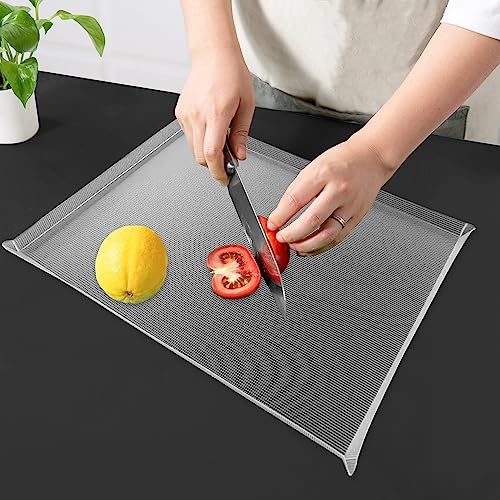 Flexible Plastic Cutting Boards Mats with Lip (3 Count)