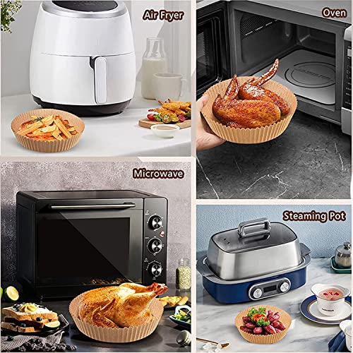 150PCS 7.9inch Round Air Fryer Liners Disposable Baking Parchment Liner for Air Fryer 5 to 8Qt (150 Count)