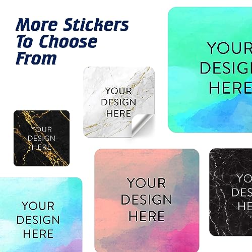 Custom Vinyl Stickers Your Image (100 Count)