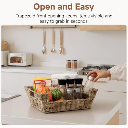 Pantry Baskets for Organizing (2 Count)