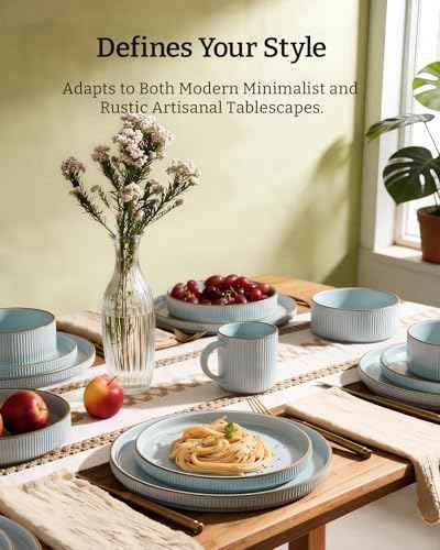 Stoneware Dinnerware Sets for 8 (24 Count)