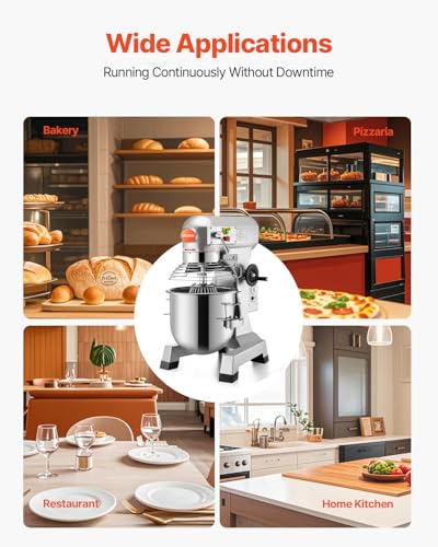 15Qt Commercial Food Mixer Timing Function 600W Commercial Mixer