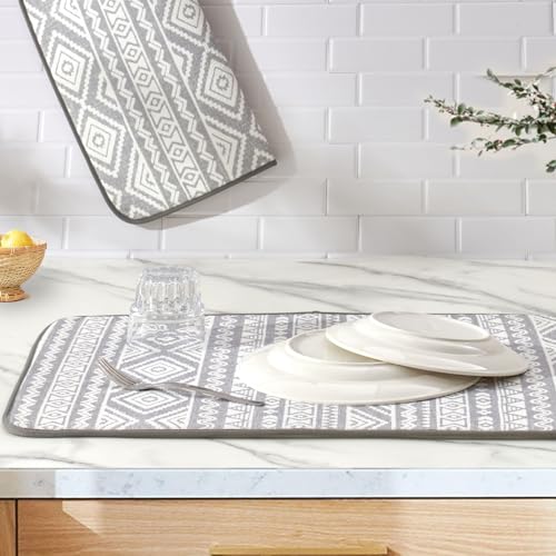 Dish Drying Mats 2 Pack (2 Count)