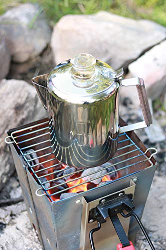 Rapid Brew Stainless Steel Stovetop Percolator Coffee Pot (12 Count)
