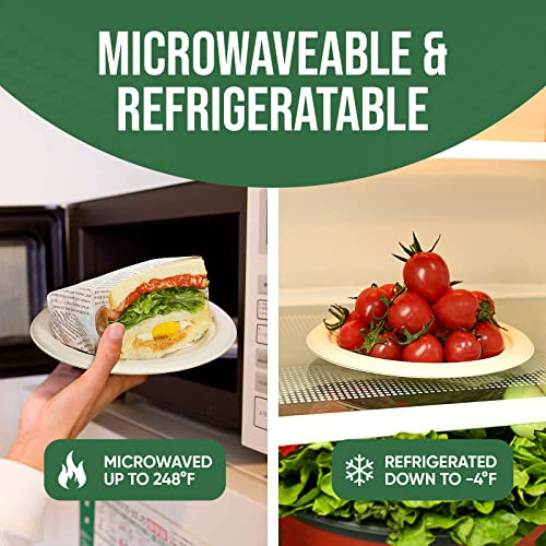Small Disposable Paper Plates 6 inch (100 Count)