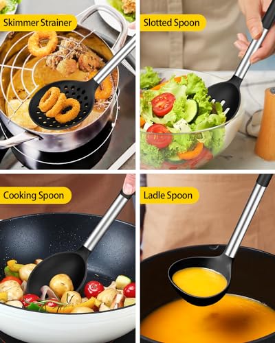 Silicone Kitchen Utensils Set (8 Count)