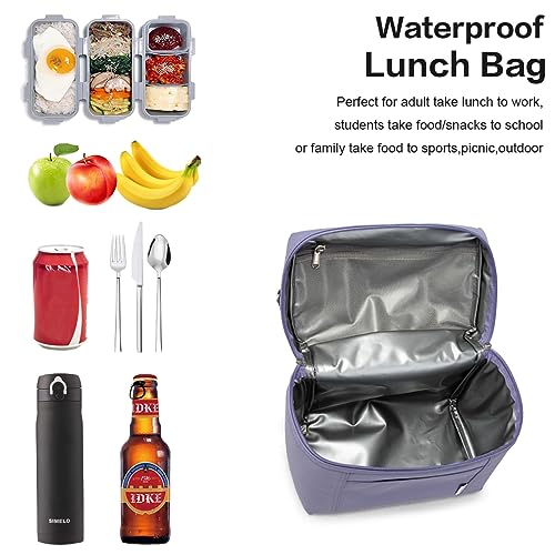 NOL 8L Insulated Lunch Bags for Women Cooler Bag Lightweight Nylon Waterproof Lunch Box For Work