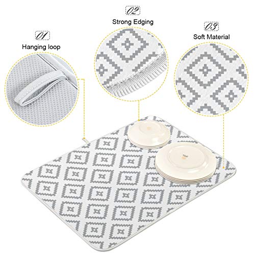 Super Absorbent Dish Drying Mat