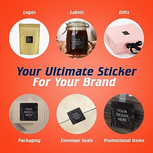 100 Custom Vinyl Stickers (100 Count)