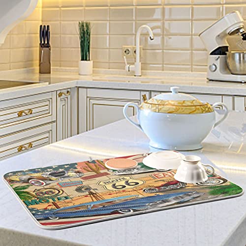 Super Absorbent Dish Drying Mat