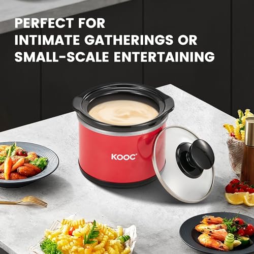 0.65 Qt Mini Slow Cooker with Free Liners Included