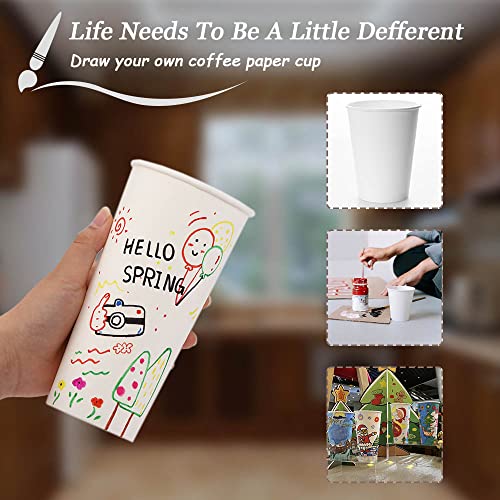 1000 Count 12 oz Paper Coffee Cups Bulk
