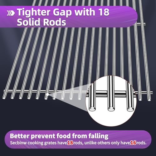 Stainless Steel 7524 Grill Grates for Weber Genesis E310 E320 E330 S330 EP