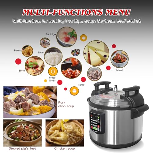 220 Volts Commercial Electric 15L Pressure Cooker