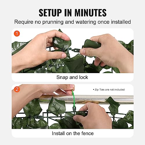 Artificial Ivy Privacy Fence Screen