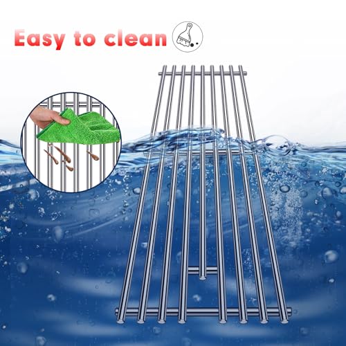 16GA Grill Heat Plates 9MM 16517 Grill Grates for 16631 16520 Bull Grill Replacement Parts