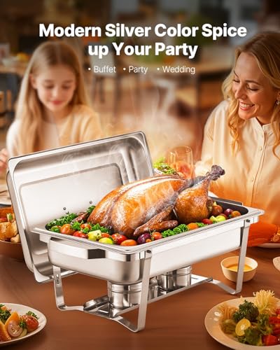 Chafing Dish Buffet Set (6 Count (8 Qt each))