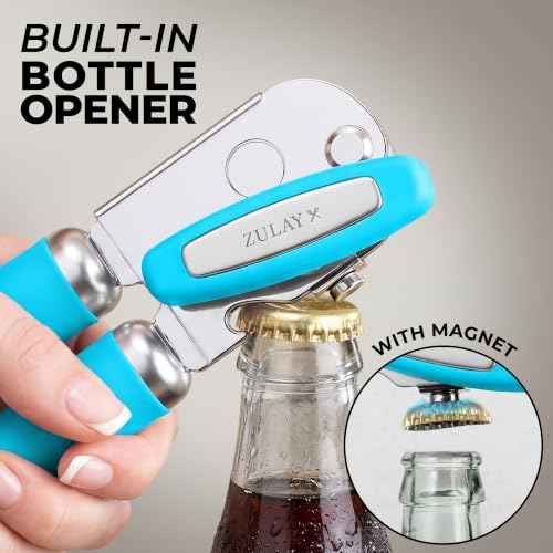 Stainless Steel Swing Open Manual Can Opener Comfortable Grip