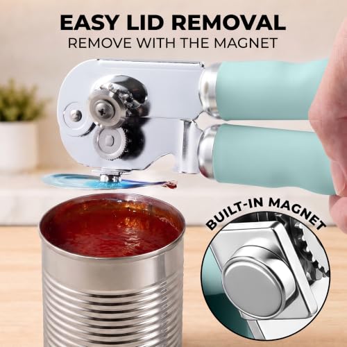 Stainless Steel Swing Open Manual Can Opener Comfortable Grip