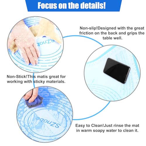 Silicone Pastry Mat 36X24 inch Baking mat Perfect for Dough