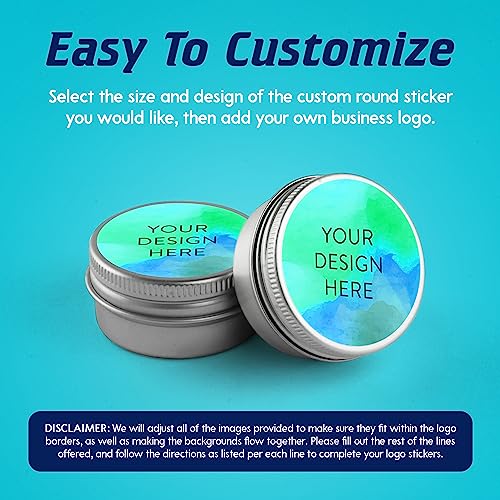 Custom Vinyl Stickers Your Image (100 Count)