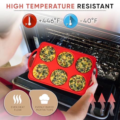 Confetti 4 Inch Silicone Jumbo Muffin Pan