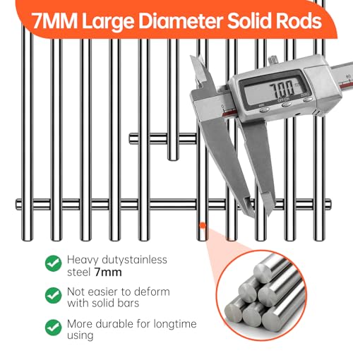 5 Pack 7mm Stainless Steel Rod Cooking Grid Grate Replacement Parts for Blaze Grill Models